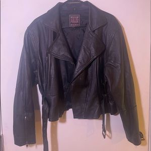 Vintage Adler original Leather motorcycle Jacket